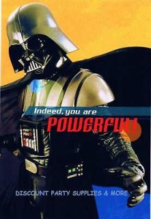 Star Wars Clone Wars Darth Vader Birthday Greeting Card