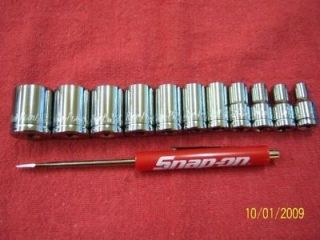 BLUE POINT tools SAE 3/8 dr & snap on screwdriver #21