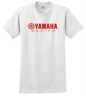   SHIRT WHITE RED YZ YZF R1 R6 YFZ BANSHEE RHINO RAPTOR PWC FZ MX