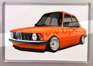 Large BMW E21 Fridge Magnet Retro 3 Series 316 318 320 323 Alpina in 