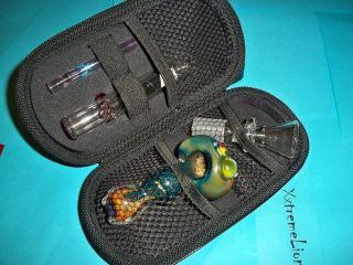   EGO Zipper CASE for e cigarette & accessories/smoking pipe/s BLUE