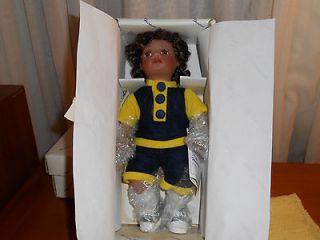 11 DUCK HOUSE DOLL ALAN BLUE & GOLD OUTFIT WITH TENNIS SHOES, NEW 