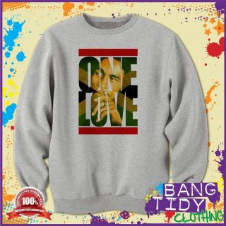 Bob Marley One Love Jamaica Singer Tuff Gong Reggae Music Sweatshirt 