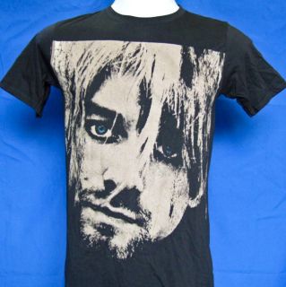 Kurt Cobain Blue Eye TShirt Vintage style Black Brown L