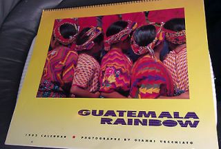 Guatemala Rainbow Calendar photographs by Gianni Vecchiato 1993