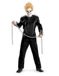 Adult Marvel Ghost Rider Johnny Blaze Deluxe Costume Mens XL 42 46