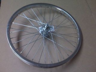 NEW BMX Bike Bicycle Wheel 20 Front Chrome