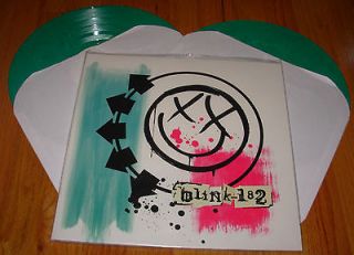 BLINK 182 2X 12 Green Vinyl LP SELF TITLED New record album Limited 