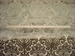 ROMO SHIMMERING ETCHED FLORAL DAMASK VELVET UPHOLSTERY Fabric