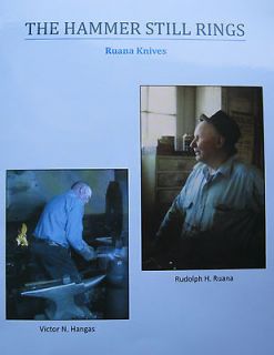 Newly listed THE HAMMER STILL RINGS HISTORY OF RUANA KNIVES