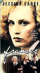 Frances (VHS) Jessica Lange Sam Shepard Kim Stanley