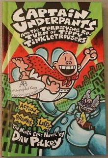 Captain Underpants Tinkletrousers Signed by Dav Pilkey 1st/1st HC 