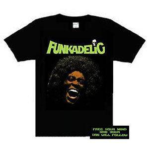 Funkadelic music punk rock t shirt BLACK XLarge