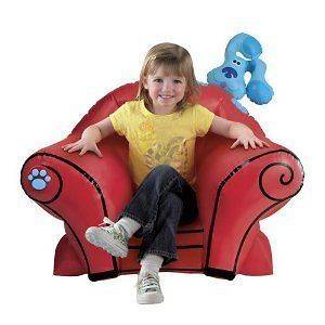 Fisher Price Blues Clues MUSICAL Inflatable Thinking Chair NEW~