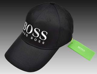 NEW HUGO BOSS Black Baseball Hat Cap Cappello Casquette Mütze 