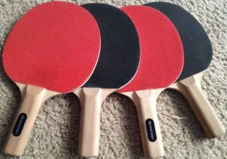 Harvard Ping Pong Set   4 Rackets, 60 Inch Net, 6 Sportcraft Balls
