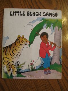 Little Black Sambo Platt & Munk Co. No 3100 B Soft Cover Book 1932