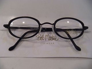 Bob Mackie Model #853 Black 46/22 Eyeglass Frame New/Old Stock