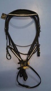 Ideal Xmas Gift*Beautiful Mexican Ring Grackle Bridle*Soft & Supple 