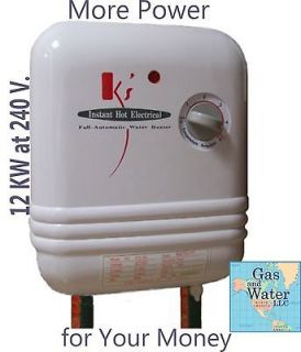 Electric Tankless Water Heater K`s 94   Price and Performance 2.5GPM 