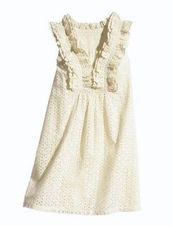LIMITED EDITION Conscious Collection White Sleevless Eyelet Dress 