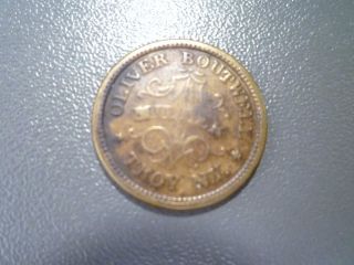 1863 Oliver Boutwell Troy NY Civil War Token