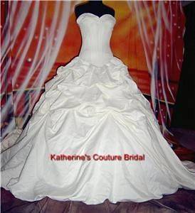 Wedding Dress Bridal sz 12 In Stock Cinderella Gown #22