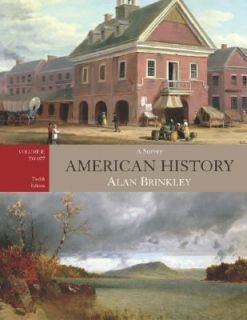   , Volume I To 1877 by Alan Brinkley 2005, CD ROM Paperback