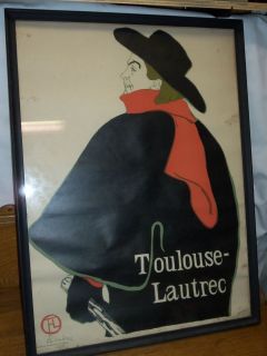 Vintage Framed Print   Toulouse Lautrec   Nathan Rubel & Co   Aristide 