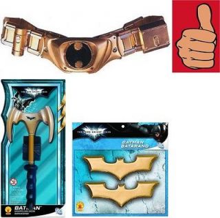 Batman   Accessory Set Adult Utility Belt Batarangs Grappling Hook 