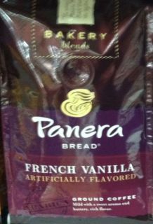 Panera Bread Bakery Blends French Vanilla Ground 100% Arabica Coffee 
