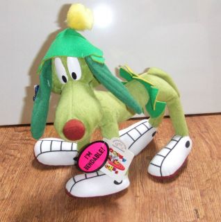 Looney Tunes 12 Marvin the Martian K 9 Dog Bendable Plush Figure 1997