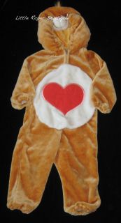 Care Bear Tenderheart Brown Full Length Plush Costume Boy Girl Size 2 