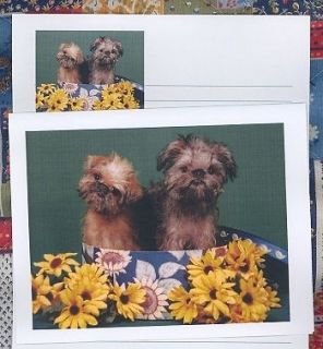 BRUSSELS GRIFFON PUPS Natural Canvas Tote Bags #0961