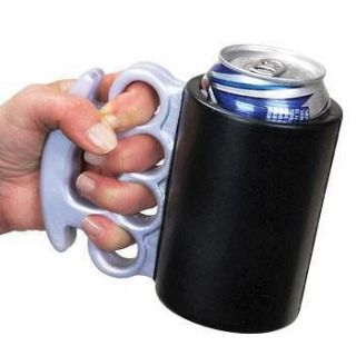 Brass Knuckles Koozie Drink Soda Beer Big Mouth Toys Insulated Foam 