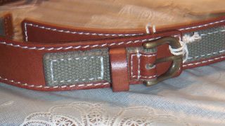 The Brothers Bray & Urban Outfitters Brown Web Belt NEW