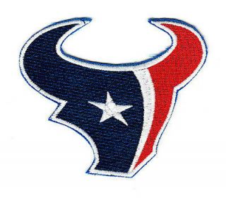 NEW * HOUSTON TEXANS * 3.5 inch * EMBROIDERED IRON / SEW ON PATCH 
