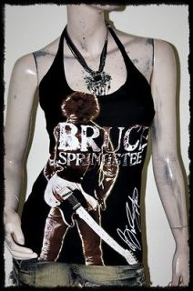 Bruce Springsteen Metal Rock DIY Sexy Halter Top Shirt