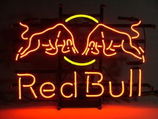 RED BULL ENERGY DRINK BEER BAR PUB NEON LIGHT SIGN