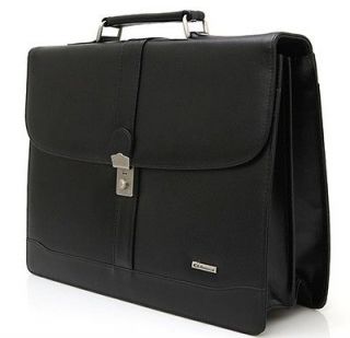 New Genuine Cow Leather Briefcase tendy bag laptop carrier shoulder 