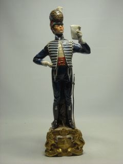 Naples Capodimonte Bruno Merli 1798 Soldier Military Figure Figurine 