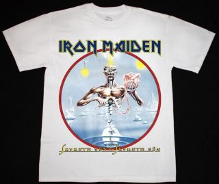IRON MAIDEN SEVENTH SON OF THE SEVENTH SON88 HEAVY METAL NEW WHITE T 