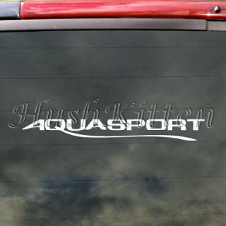 Aquasport Decal Boat Car Truck Bumper Window Sticker