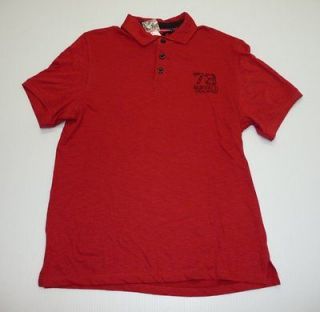 Buffalo David Bitton Mens Size Large or Extra Large Red Polo Shirt NEW