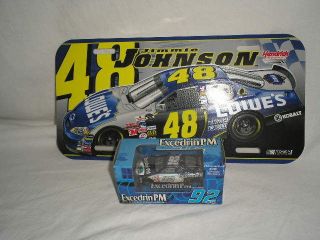NEW 2001 Racing Champ. Johnson #92 Excedrin PM Car & LP