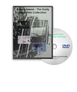 Coney Island NYC New York City Amusement Park Rides 1930s 60s DVD 