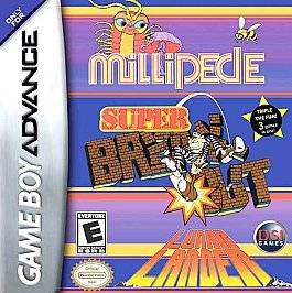 NEW GAMES Millipede / Super Breakout / Lunar Lander Nintendo Game 