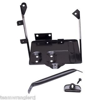 Newly listed 81 86 Jeep Complete Black Battery Tray Kit NEW (Fits 