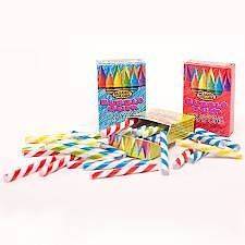 Gum,Bubble Gum, Crayons Birthday candy, Party Favors 3pack, Kids Party 