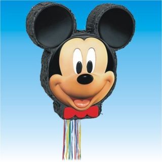 Disney Mickey Mouse Head Clubhouse PULL Pinata Party
